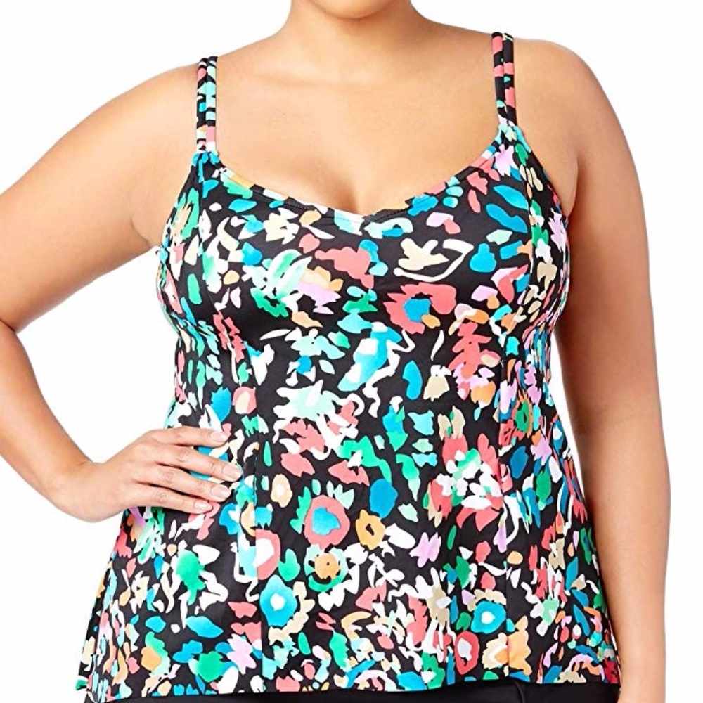 $79 Retail Women's Plus Size Tankini Top 20W